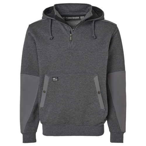Men's DRI DUCK Mission Quarter-Zip Hooded Pullover  image thumbnail