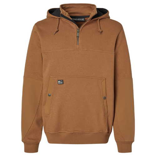 Men's DRI DUCK Mission Quarter-Zip Hooded Pullover  image thumbnail