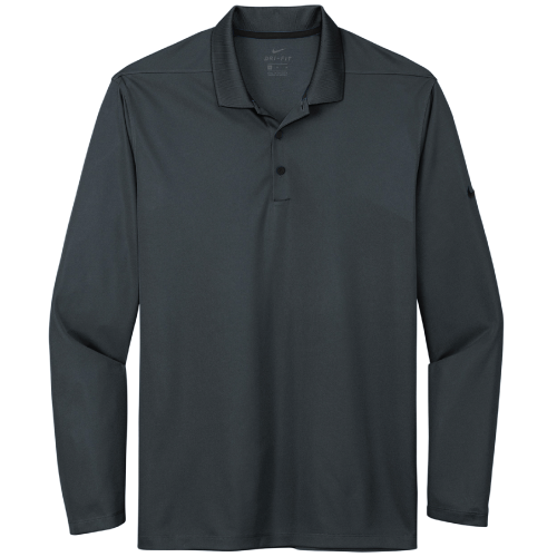 Men's Nike Dri-FIT Long Sleeve Pique Polo image thumbnail