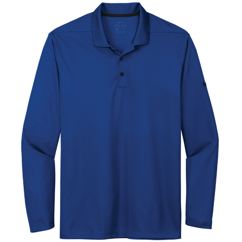 Men's Nike Dri-FIT Long Sleeve Pique Polo image thumbnail