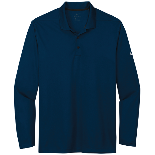 Men's Nike Dri-FIT Long Sleeve Pique Polo image thumbnail