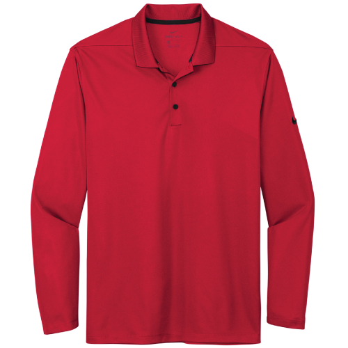 Men's Nike Dri-FIT Long Sleeve Pique Polo image thumbnail