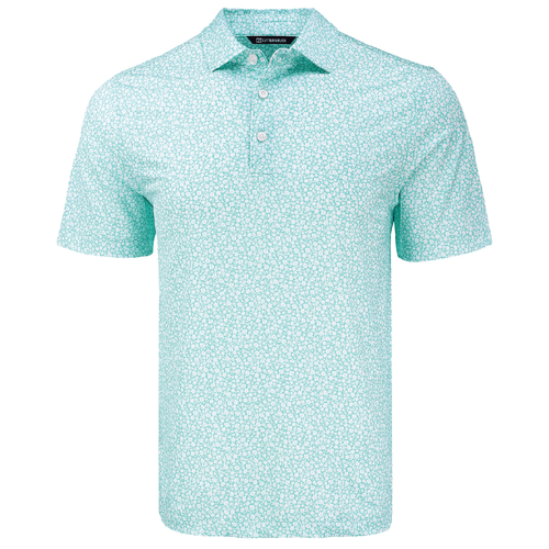 Men's Cutter & Buck Pike Eco Flora Print Recycled Mens Polo image thumbnail