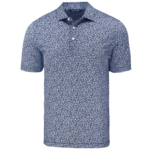 Men's Cutter & Buck Pike Eco Flora Print Recycled Mens Polo image thumbnail