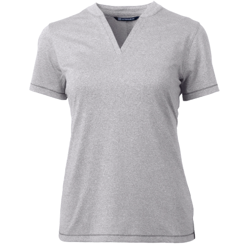 Ladies Cutter & Buck Forge Heathered Stretch Blade Polo image thumbnail