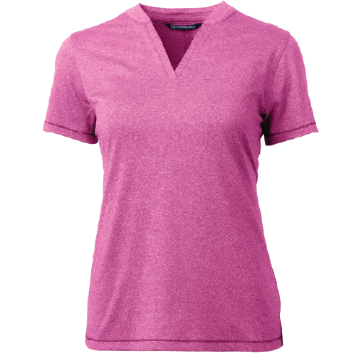 Ladies Cutter & Buck Forge Heathered Stretch Blade Polo image thumbnail