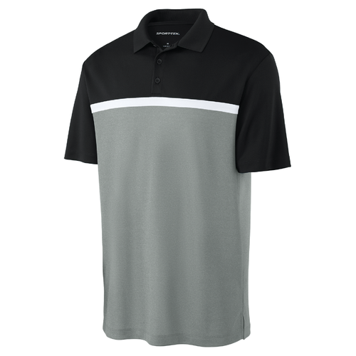 Men's Sport-Tek UV Micropique Colorblock Polo image thumbnail