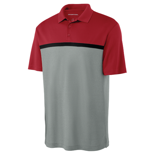 Men's Sport-Tek UV Micropique Colorblock Polo image thumbnail