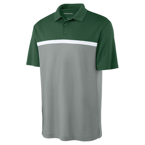 Men's Sport-Tek UV Micropique Colorblock Polo image thumbnail