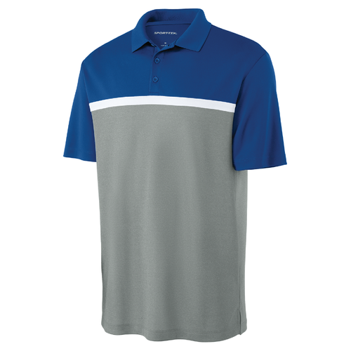 Men's Sport-Tek UV Micropique Colorblock Polo image thumbnail