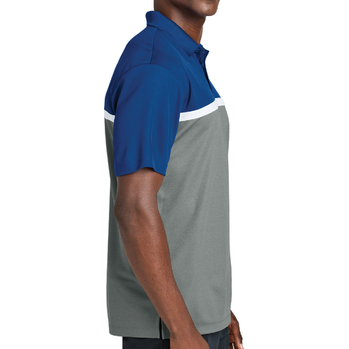 Men's Sport-Tek UV Micropique Colorblock Polo image thumbnail