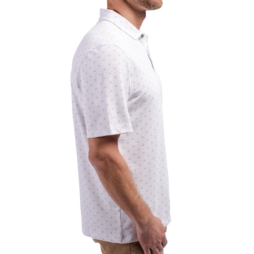 Men's Cutter & Buck Big & Tall Virtue Eco Pique Tile Print Recycled Mens Polo image thumbnail