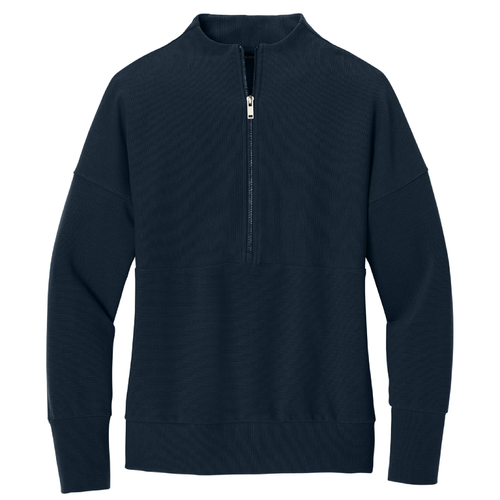 Ladies Mercer+Mettle® Linear Texture 1/4-Zip image thumbnail