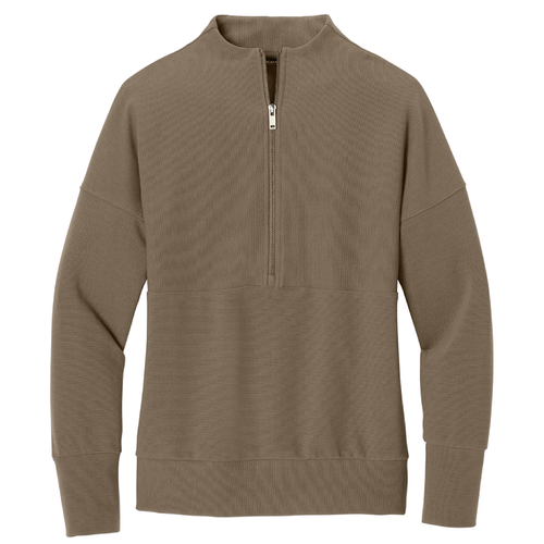 Ladies Mercer+Mettle® Linear Texture 1/4-Zip image thumbnail