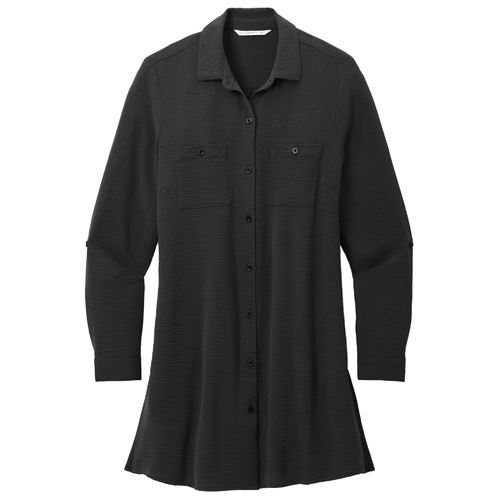 Ladies Port Authority® Textured Crepe Long Tunic image thumbnail