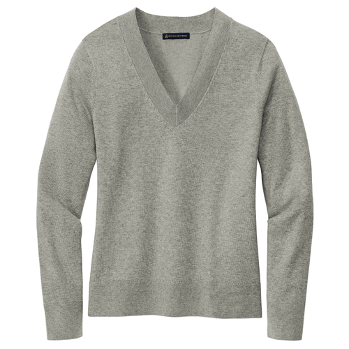 Ladies Brooks Brothers® Cotton Stretch V-Neck Sweater image thumbnail