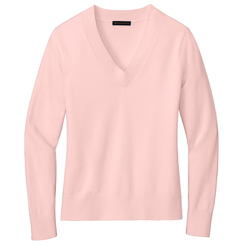 Ladies Brooks Brothers® Cotton Stretch V-Neck Sweater image thumbnail