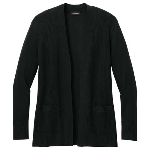 Ladies Port Authority® Easy Care Open-Front Cardigan Sweater image thumbnail