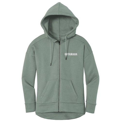 Ladies District® Perfect Weight® Fleece Drop Shoulder Full-Zip Hoodie image thumbnail