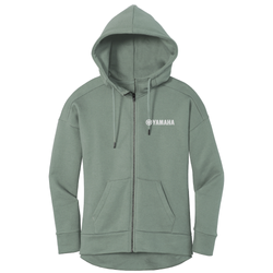 Image of Ladies District® Perfect Weight® Fleece Drop Shoulder Full-Zip Hoodie