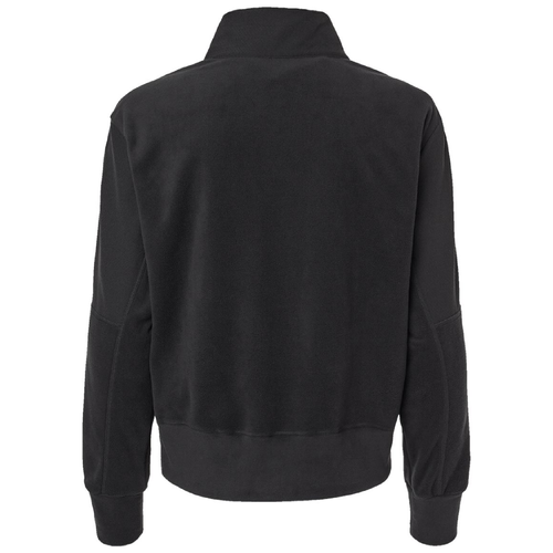 Ladies Adidas Fleece Quarter-Zip Pullover image thumbnail