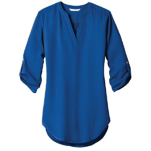 Ladies Port Authority 3/4 Sleeve Tunic Blouse image thumbnail