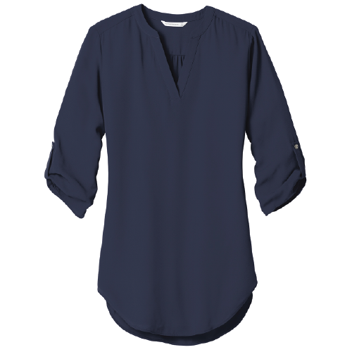 Ladies Port Authority 3/4 Sleeve Tunic Blouse image thumbnail