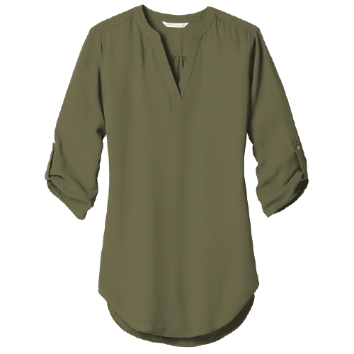 Ladies Port Authority 3/4 Sleeve Tunic Blouse image thumbnail
