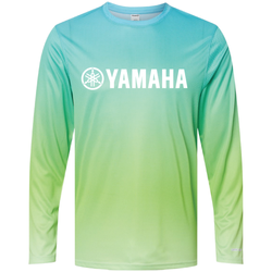 Image of Men's Paragon Barbados Performance Pin Dot Long Sleeve T-Shirt