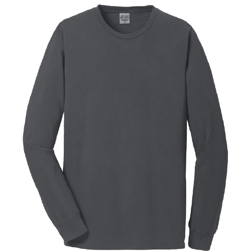 Unisex Port & Company Beach Wash Garment Dyef Long Sleeve T-Shirt image thumbnail