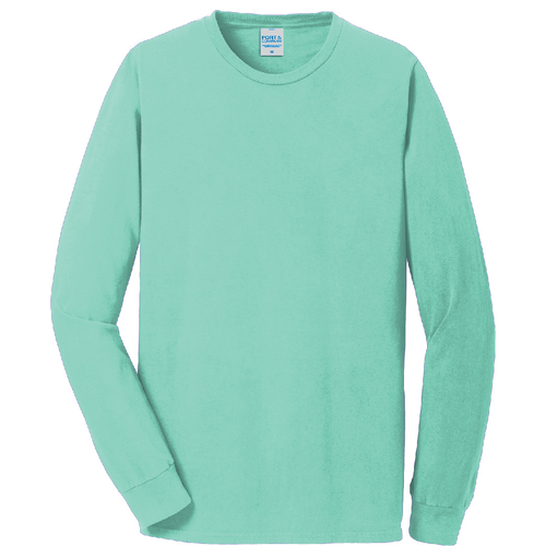 Unisex Port & Company Beach Wash Garment Dyef Long Sleeve T-Shirt image thumbnail