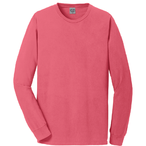 Unisex Port & Company Beach Wash Garment Dyef Long Sleeve T-Shirt image thumbnail