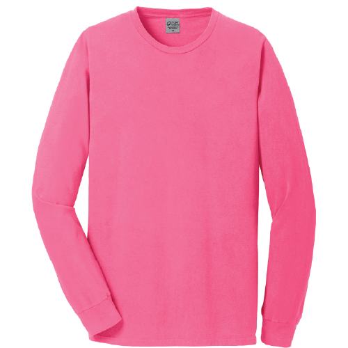 Unisex Port & Company Beach Wash Garment Dyef Long Sleeve T-Shirt image thumbnail