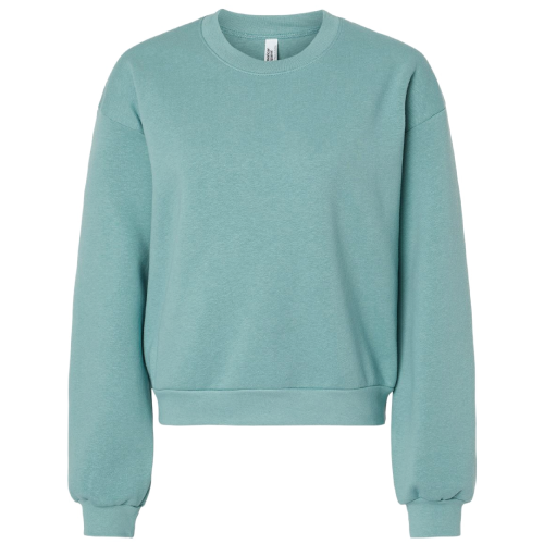Ladies American Apparel ReFlex Fleece Crewneck Sweatshirt image thumbnail