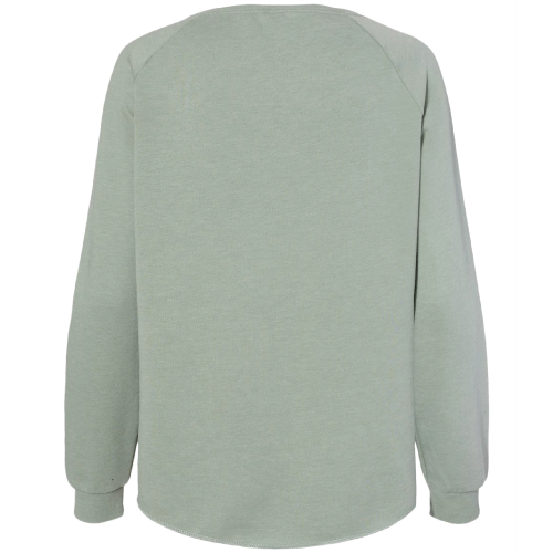 Ladies Independent Trading Co. California Wave Wash Crewneck Sweatshirt image thumbnail