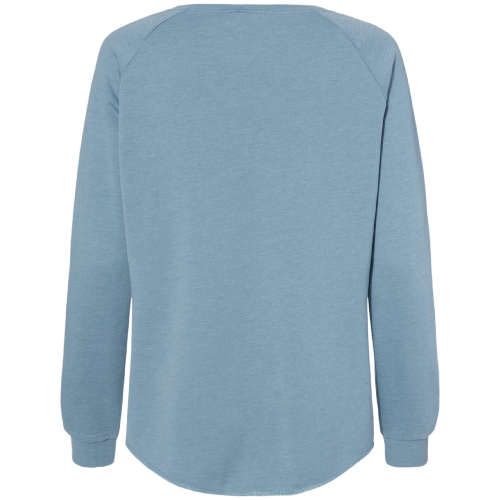 Ladies Independent Trading Co. California Wave Wash Crewneck Sweatshirt image thumbnail