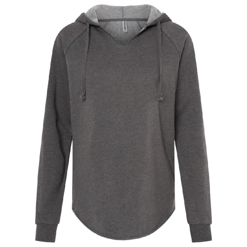 Ladies Independent Trading Co. Lightweight California Wave Wash Hoodie image thumbnail