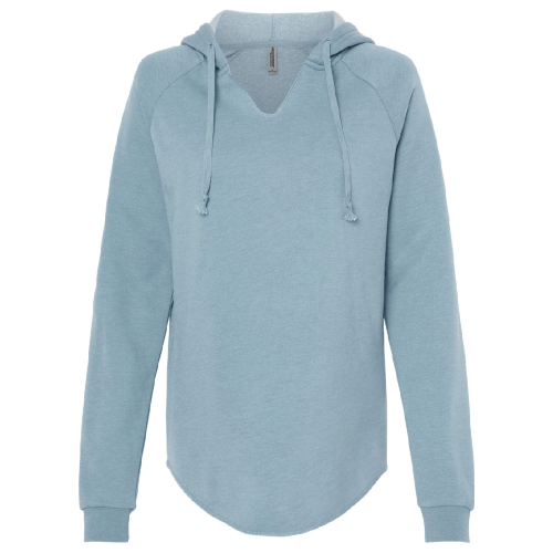 Ladies Independent Trading Co. Lightweight California Wave Wash Hoodie image thumbnail