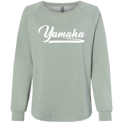 Image of Ladies Independent Trading Co. California Wave Wash Crewneck Sweatshirt