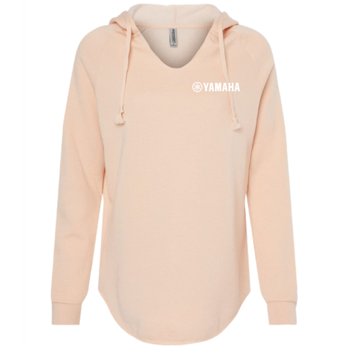 Ladies Independent Trading Co. Lightweight California Wave Wash Hoodie image thumbnail