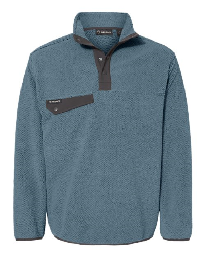 Men's Dri Duck Brooks Sherpa Mountain 1/4 Button Up Fleeve Pullover image thumbnail