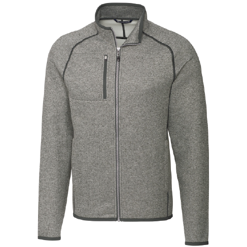 Men's Cutter & Buck Mainsail Sweater-Knit Full Zip Jacket image thumbnail