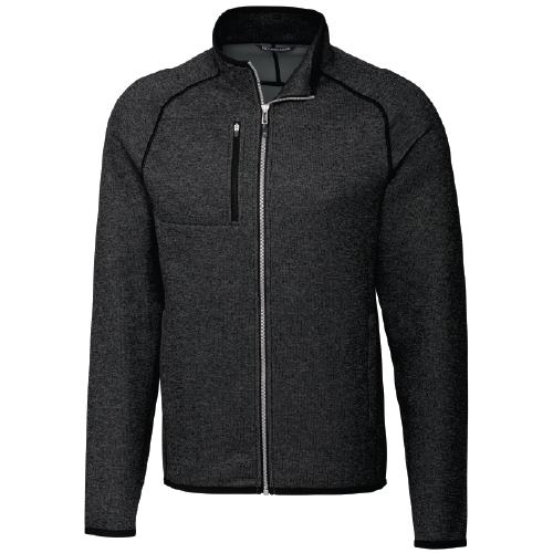 Men's Cutter & Buck Mainsail Sweater-Knit Full Zip Jacket image thumbnail
