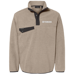 Image of Men's Dri Duck Brooks Sherpa Mountain 1/4 Button Up Fleeve Pullover