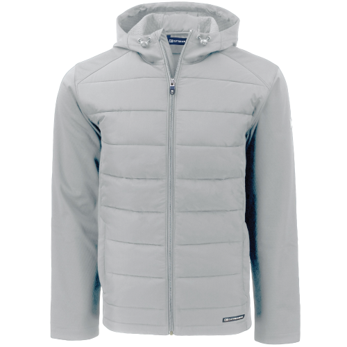 Men's Cutter & Buck Evoke Hybrid Softshell Full Zip Jacket image thumbnail