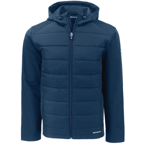 Men's Cutter & Buck Evoke Hybrid Softshell Full Zip Jacket image thumbnail