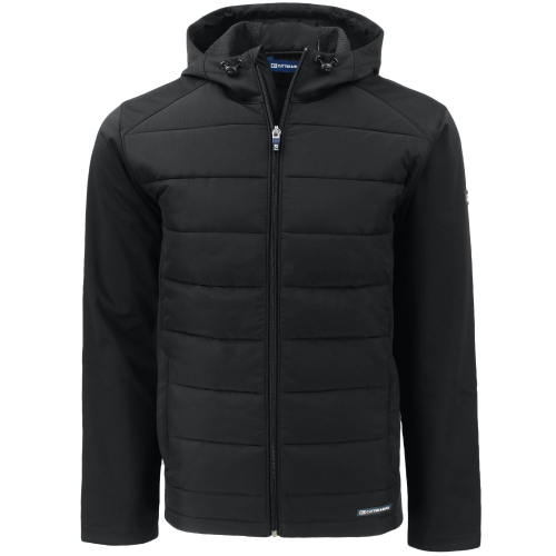 Men's Cutter & Buck Evoke Hybrid Softshell Full Zip Jacket image thumbnail