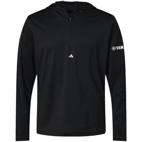 Men's Adidas Lightweight Performance 1/4 Zip Hoodie Pullover image thumbnail