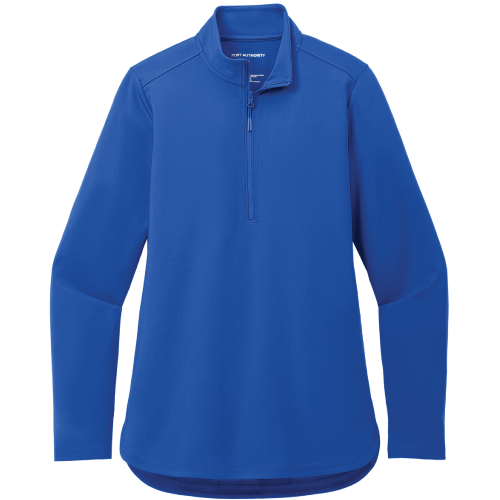 Ladies Port Authority C-Free Double Knit 1/4 Zip Pullover image thumbnail