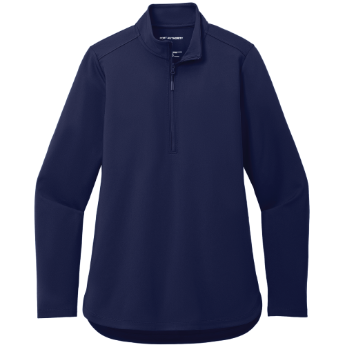Ladies Port Authority C-Free Double Knit 1/4 Zip Pullover image thumbnail